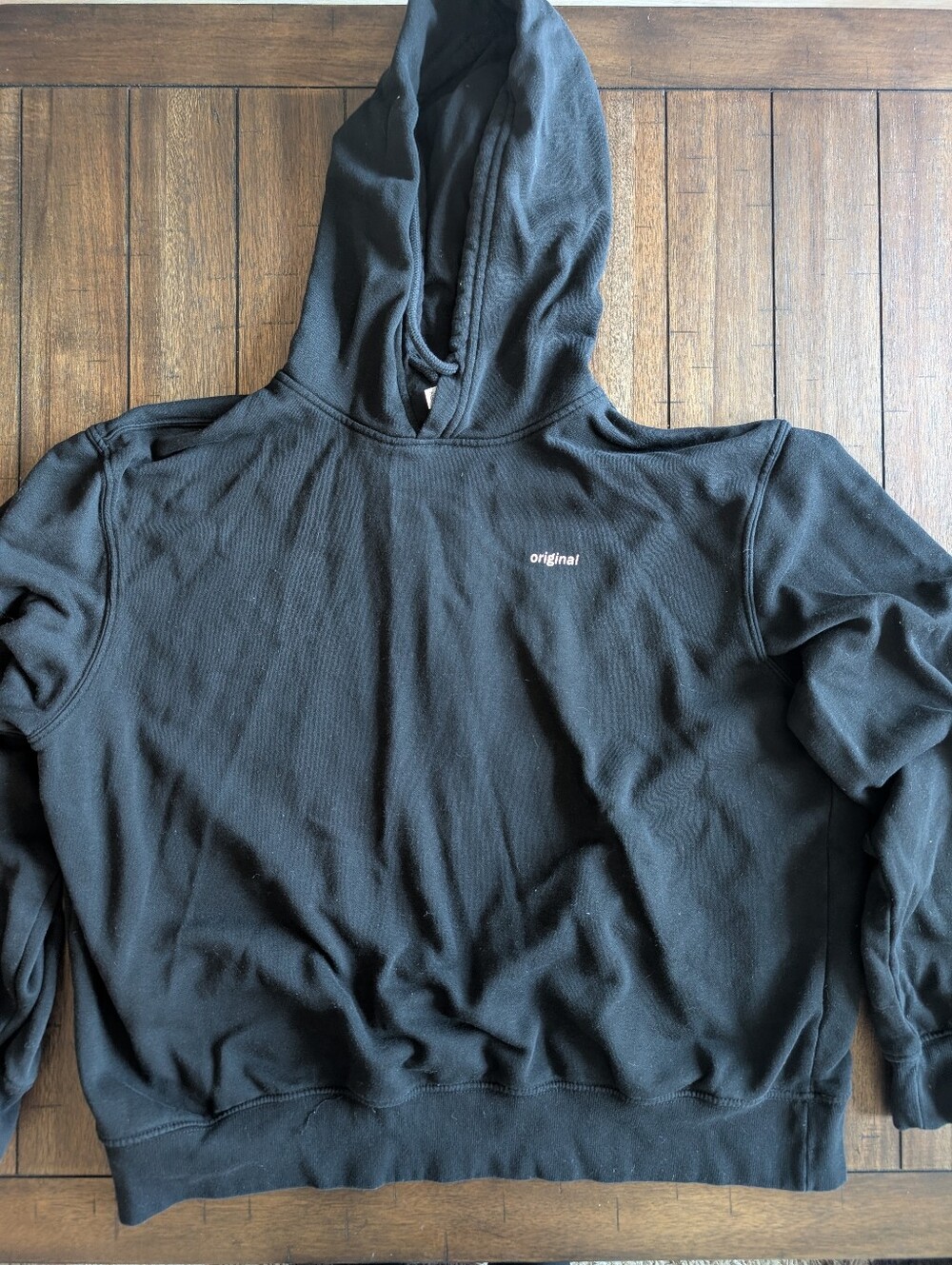 Black hoodie